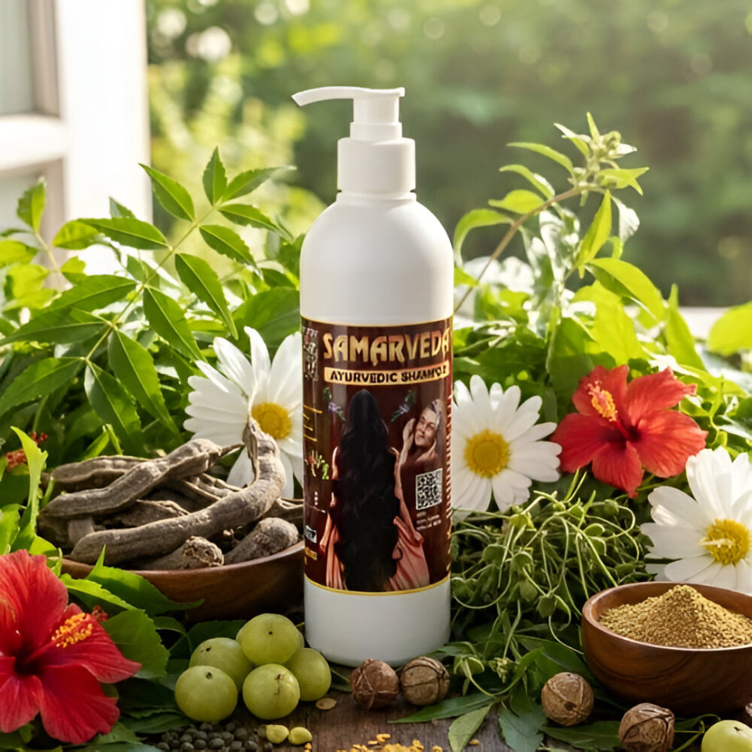 Samarveda Adivasi Herbal Hair Oil & Ayurvedic Shampoo