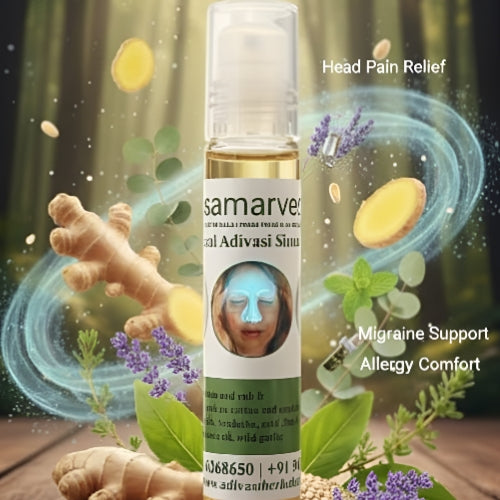 Samarveda Adivasi Head Pain Relief Oil 100 ML